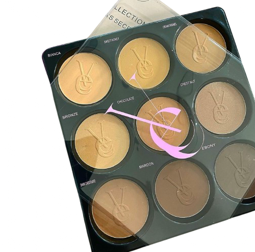 Vee Beauty Pro Face Collection Veras Secret 9 In 1 Powder Palette