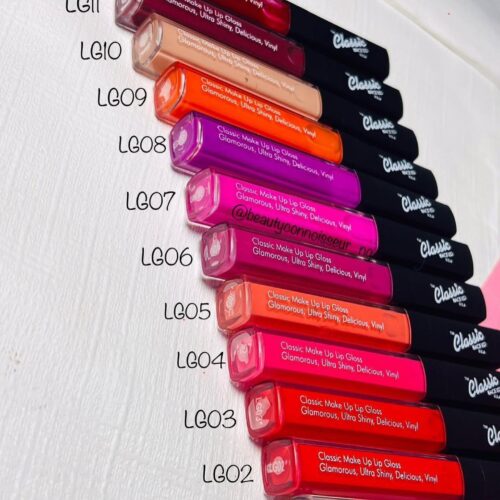 Classic Make Up Lip Gloss Glamorous, Ultra Shiny, Delicious, Vinyl