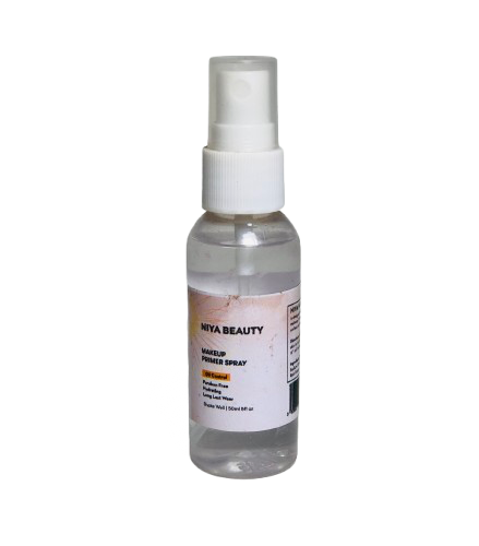 Niya Beauty Makeup Primer Spray  Oil Control Paraben Free Hydrating Long Last Wear - Small