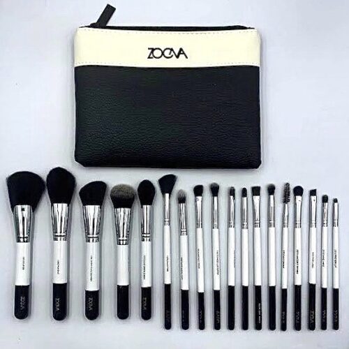 ZOEVA WHITE AND BLACK BRUSH SET