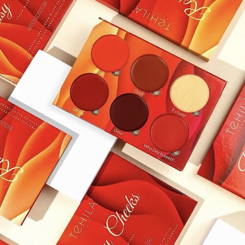 Tehila Cosmetics Rossy Cheeks Cream Blush Original Edition Professional Cream Blush Palette