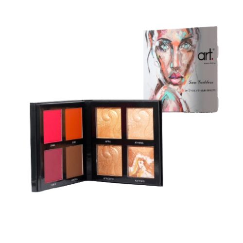 Art 8in1 Hihglighter And Blush palette