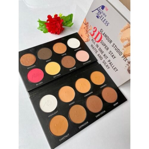 Becharm Ageless Glamour Studio Fix 3D Super Stay All In One Kit Pallet Matte And Silky