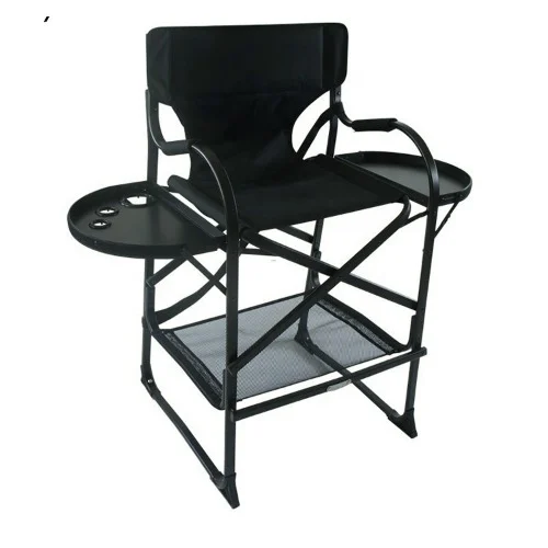 Double Tray Black Chair - Single