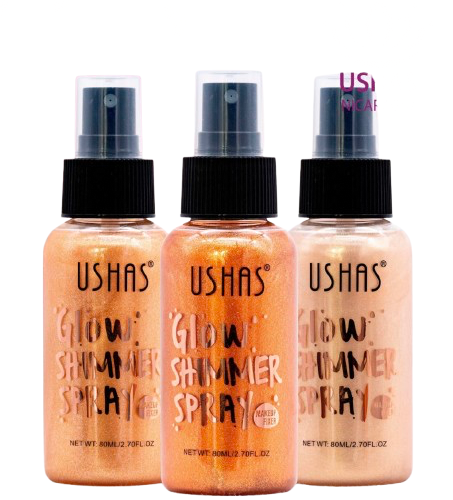 Ushas Glow Shimmer Spray Makeup Fix Small