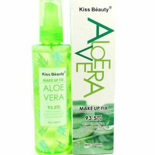Kiss Beauty Aleo Vera Make Up Fix 93.5% With Vitamin E & Aloe Vera Extracts Locks In Makeup