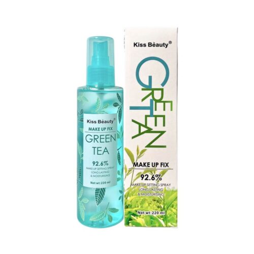 Kiss Beauty Green Tea Make Up Fix 92.6% Make-up Setting Spray Long Lasting & Moisturising