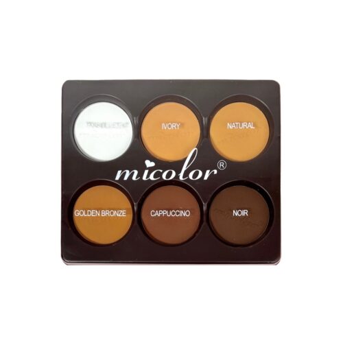 Micolor Let'S Face It Face Sculptor And High-Definition Matte Pressed 6In1 Powder Palette