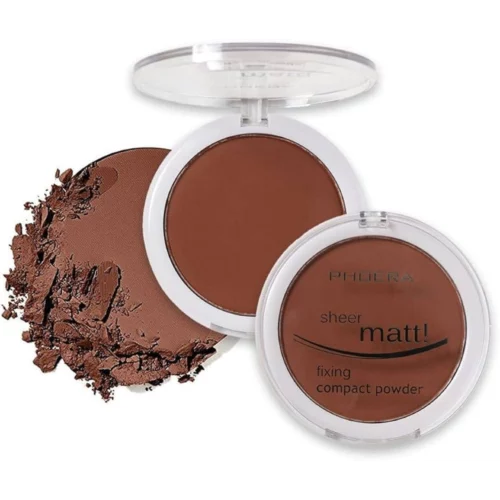Phoera Sheer Matte Compact Powder - Espresso