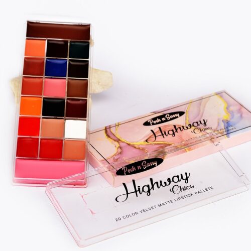 Posh N Sassy Highway Chics 20 C0l0r Velvet Matte Lipstick Pallete