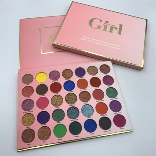 Who's That Girl 35 Color Matte And Cream Eyeshadow Palette