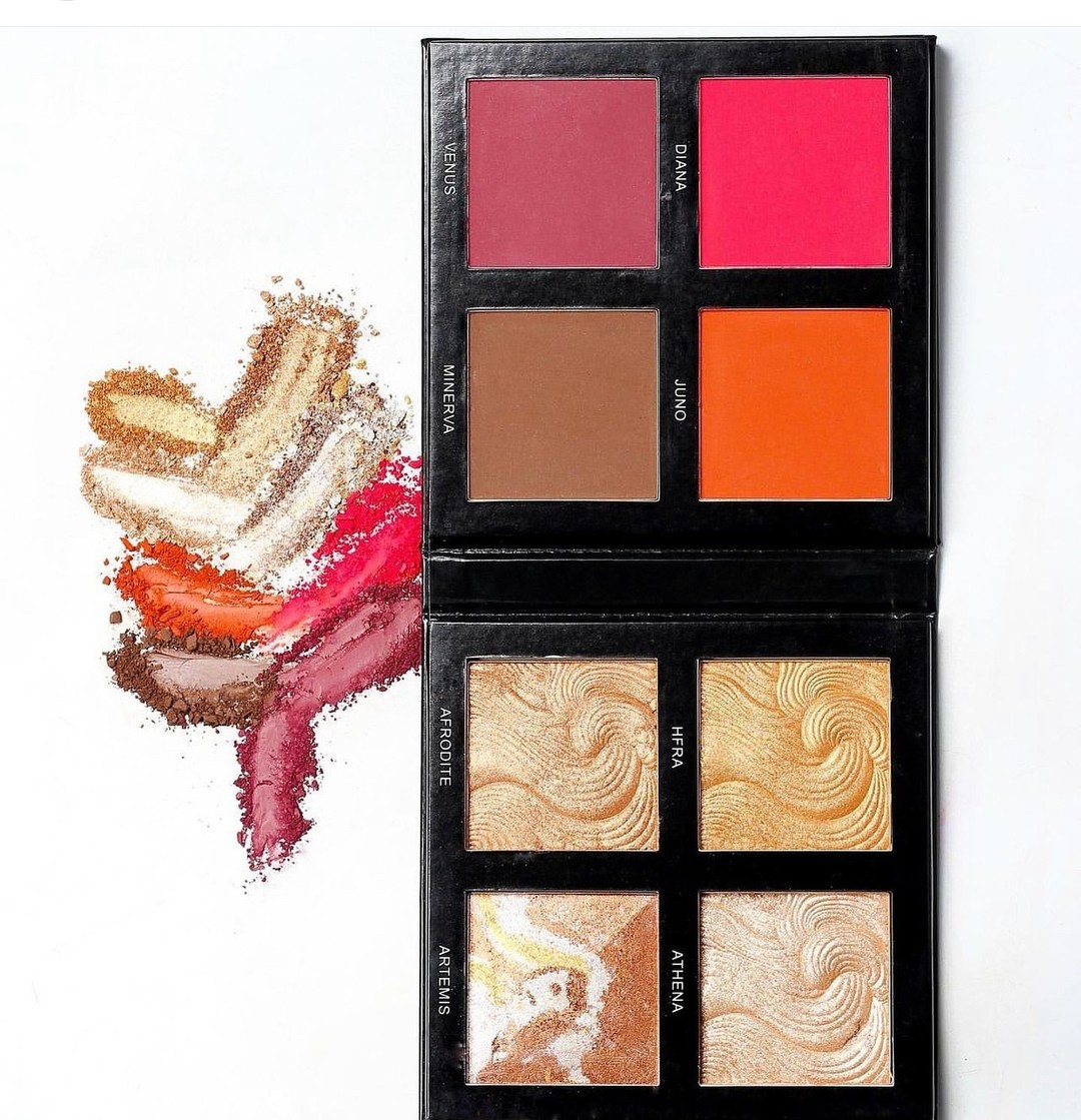Art Black Edition Sun Goddess 8 In 1 3D Highlighter & Blusher Palette - Image 2