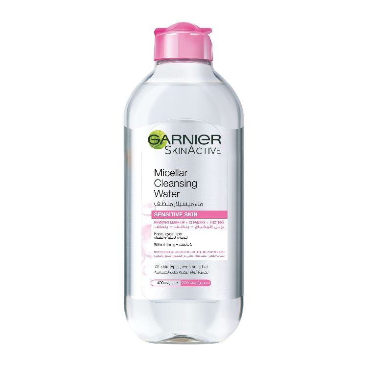 Garnier Skin Active Micellar Cleansing Water Pink 400Ml