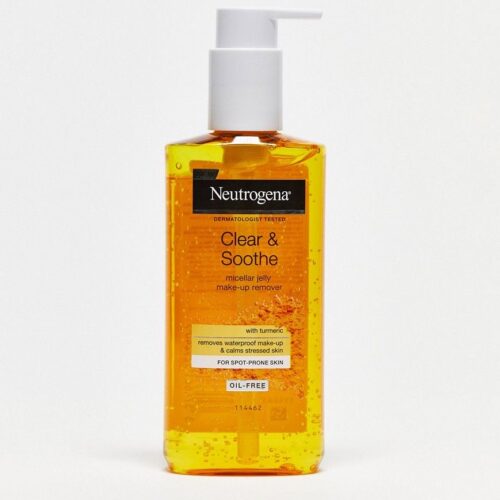 Neutrogena Clear And Soothe Micellar Jelly Makeup Remover With Tumeric