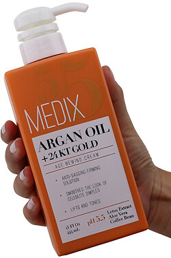Medix 5.5 Argan Oil + 24Kt Gold Age Rewind Cream 444ML