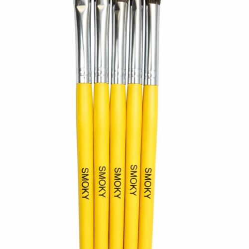 Smoky Yellow Round Eyeshadow Brush